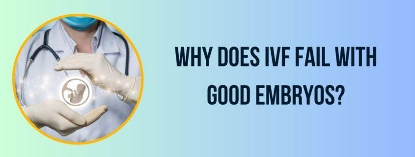 Why IVF fail with good embryos