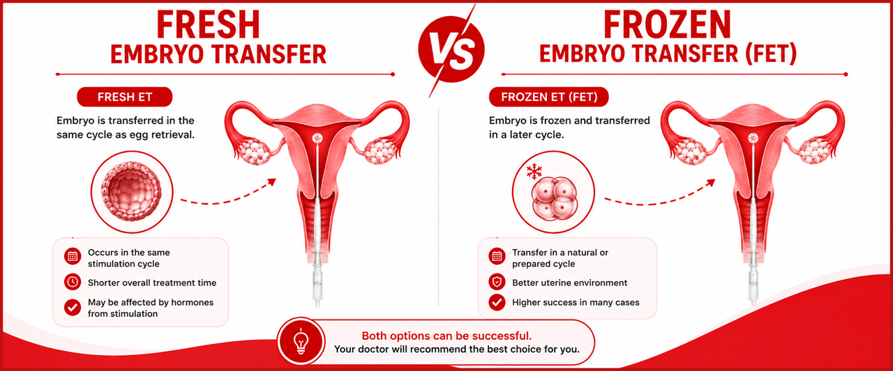 Fresh vs Frozen Embryo Transfer